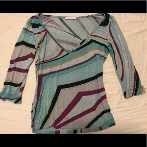 Emilio Pucci midi sleeve top